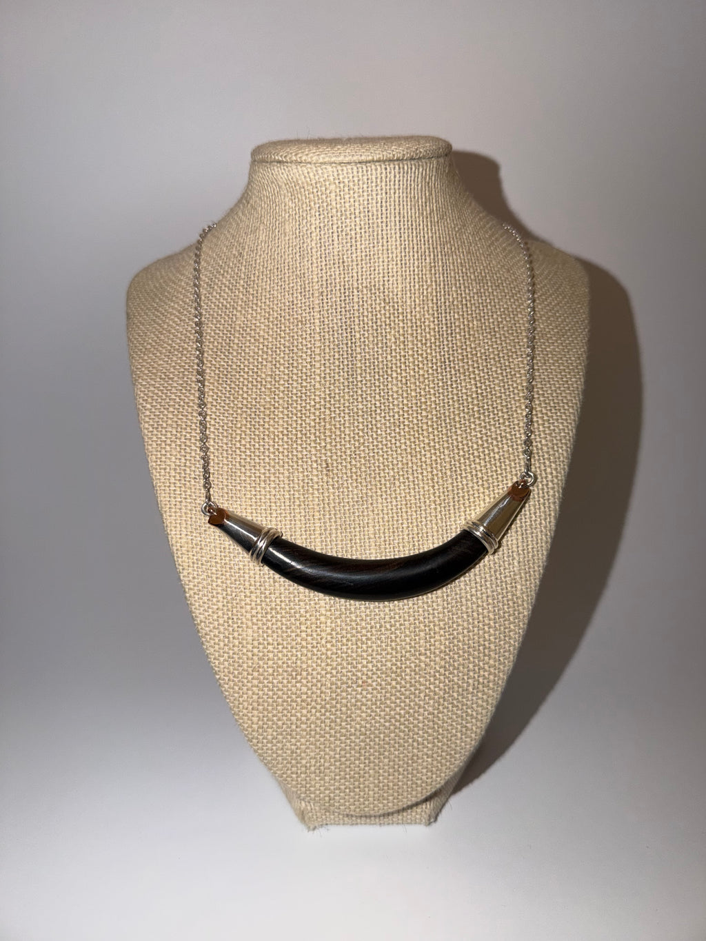 Ellipse Ebony Necklace
