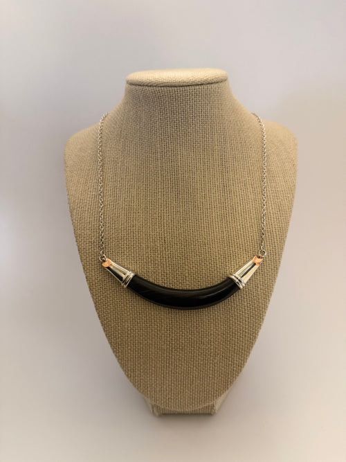 Ellipse Ebony Necklace