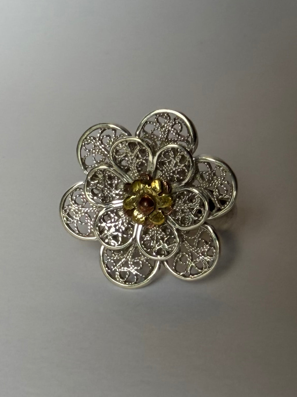 Flower Filigree Ring